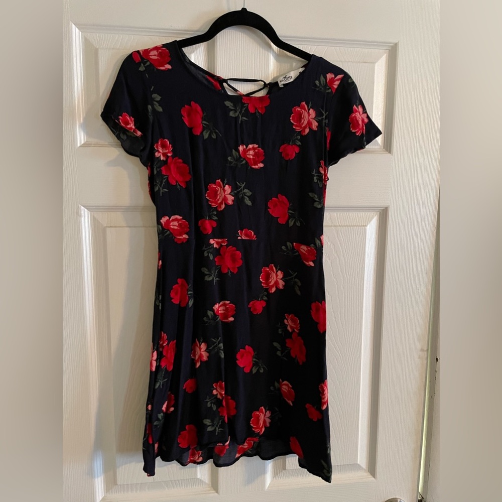 Hollister - Navy & Floral Dress